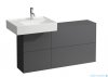 Laufen KARTELL szafka pod umywalkę Slim 120x27cm szary łupek H4082910336421
